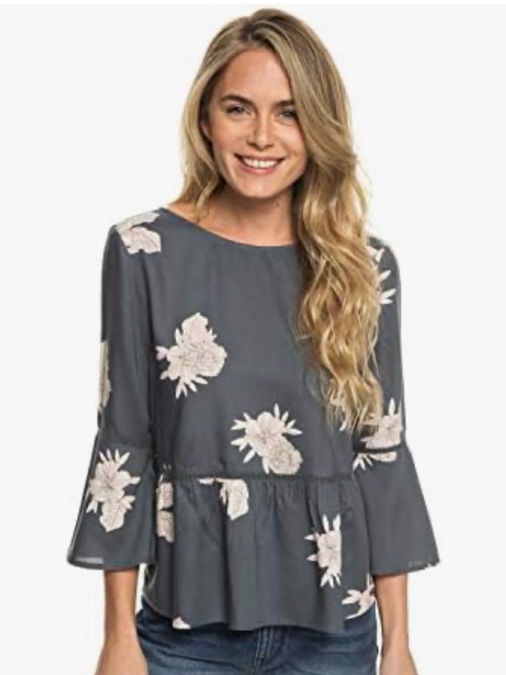Roxy Broadway Colors Peplum Top